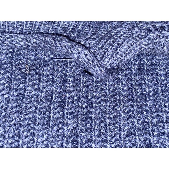 Koret City Blues Womens Embroidered  Patches Floral Sweater Size M Blue Knit - Picture 13 of 13